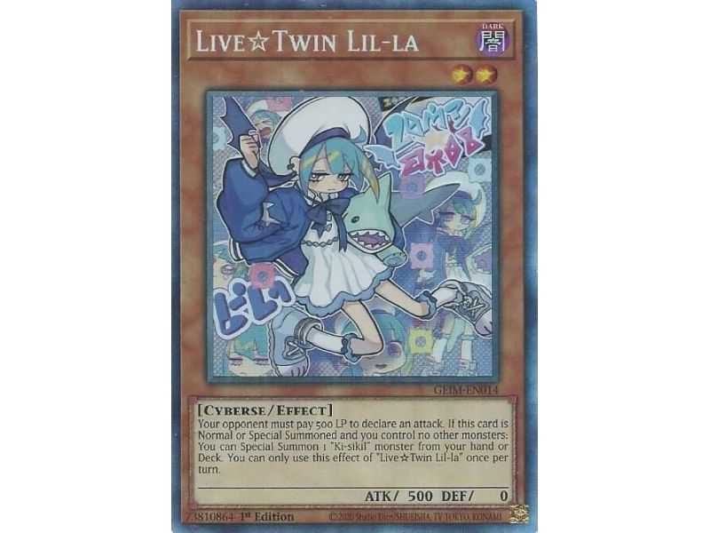 Live*Twin Lil-la (Collector's Rare) – Genesis Impact | Carta YUGIOH en México