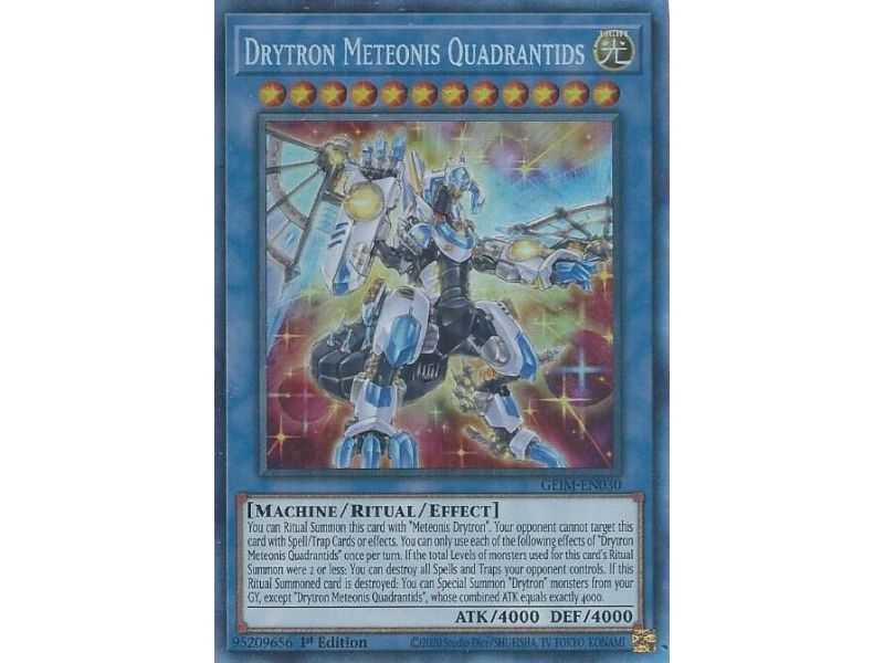 Drytron Meteonis Quadrantids (Collector's Rare) – Genesis Impact | Carta YUGIOH en México
