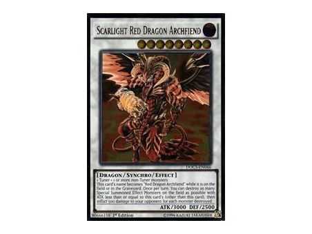 Scarlight Red Dragon Archfiend (Ultimate Rare) – Dimension of Chaos | Carta YUGIOH en México