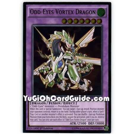 Odd-Eyes Vortex Dragon (Ultimate Rare) – Dimension of Chaos | Carta YUGIOH en México