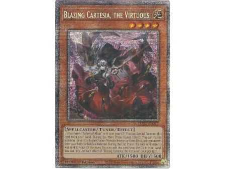 Blazing Cartesia, the Virtuous (Starlight Rare) – Darkwing Blast | Carta YUGIOH en México