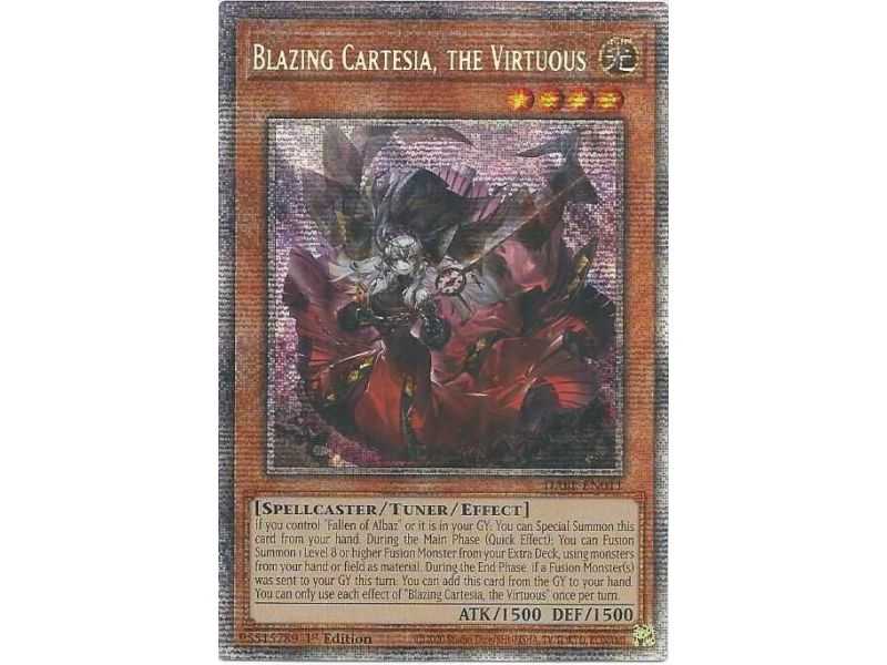 Blazing Cartesia, the Virtuous (Starlight Rare) – Darkwing Blast | Carta YUGIOH en México