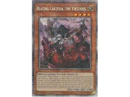 Blazing Cartesia, the Virtuous (Starlight Rare) – Darkwing Blast | Carta YUGIOH en México