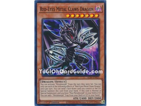 Red-Eyes Metal Claws Dragon (Super Rare)