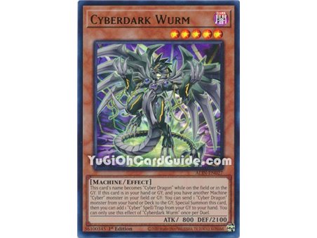 Cyberdark Wurm (Quarter Century Secret Rare)