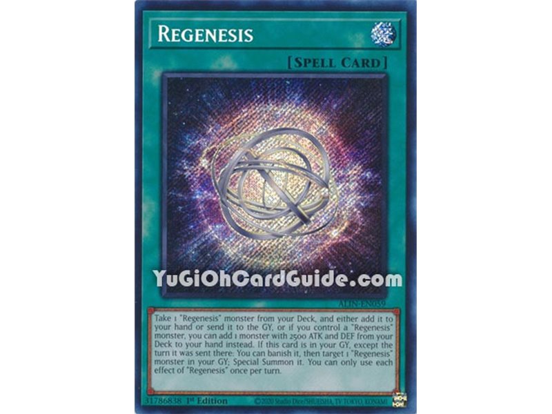Regenesis (Quarter Century Secret Rare)