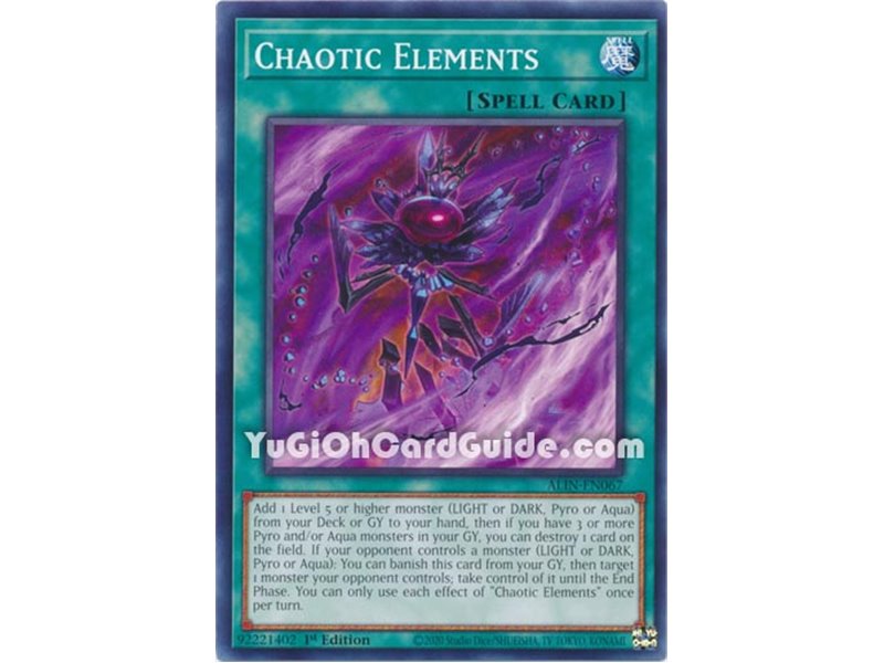 Chaotic Elements (Common)