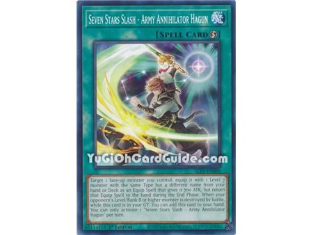 Seven Star Slash - Army Annihilator Hagun (Common)