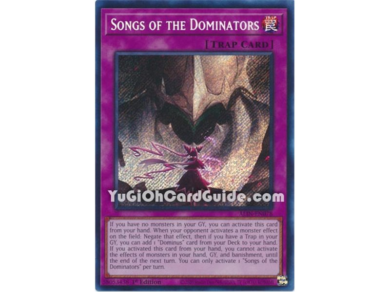 Songs of the Dominators (Secret Rare)