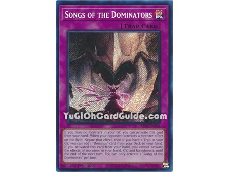 Songs of the Dominators (Secret Rare)