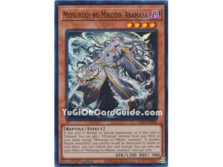 Mitsurugi no Mikoto, Aramasa (Super Rare)