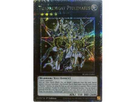 Tellarknight Ptolemaeus (Quarter Century Secret Rare) – Battle of Legends Mounstros Revenge | Carta YUGIOH en México