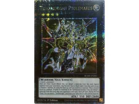 Tellarknight Ptolemaeus (Quarter Century Secret Rare) – Battle of Legends Mounstros Revenge | Carta YUGIOH en México