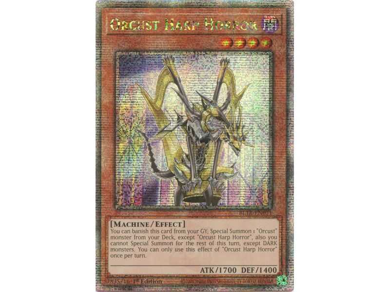 Orcust Harp Horror (Quarter Century Secret Rare) – Battles of Legend Terminal Revenge | Carta YUGIOH en México