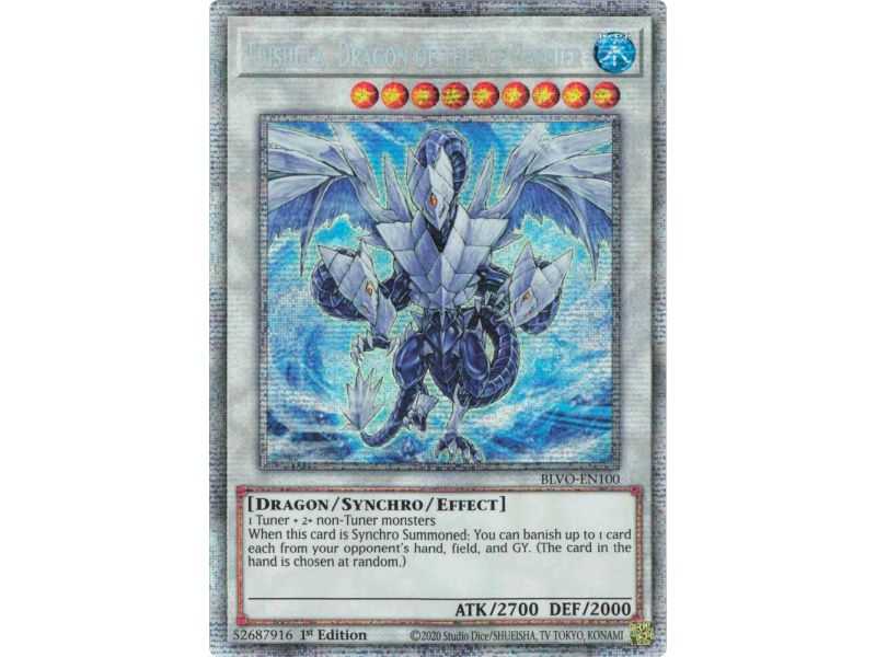 Trishula, Dragon of the Ice Barrier (Starlight Rare) – Blazing Vortex | Carta YUGIOH en México