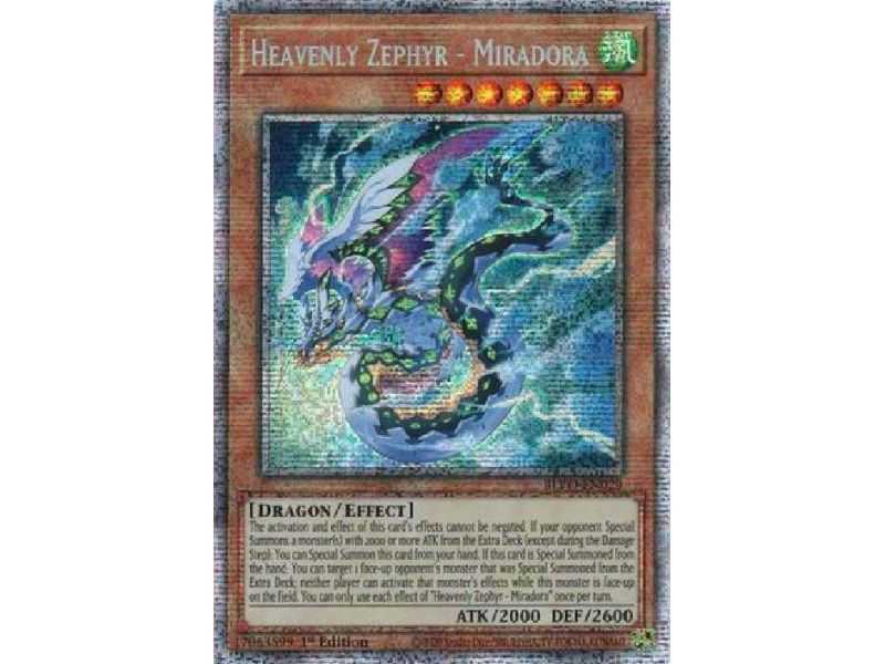 Heavenly Zephyr - Miradora (Starlight Rare) – Blazing Vortex | Carta YUGIOH en México