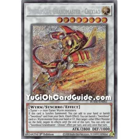 Swordsoul Grandmaster - Chixiao (Starlight Rare) – Burst of Destiny | Carta YUGIOH en México
