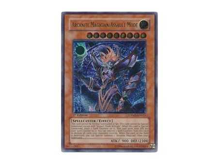 Arcanite Magician/Assault Mode (Ultimate Rare) – Crimson Crisis | Carta YUGIOH en México