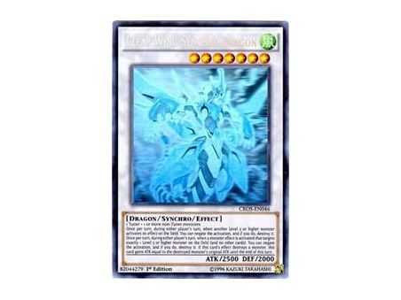 Clear Wing Synchro Dragon (Ghost Rare) – Crossed Souls | Carta YUGIOH en México