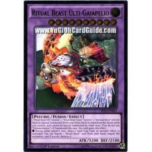 Ritual Beast Ulti-Gaiapelio (Ultimate Rare) – Crossed Souls | Carta YUGIOH en México