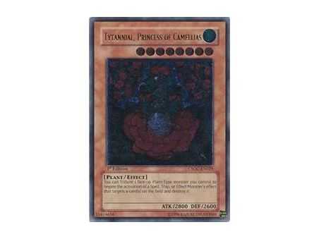 Tytannial Princess of Camellias (Ultimate Rare) – Crossroad of Chaos | Carta YUGIOH en México