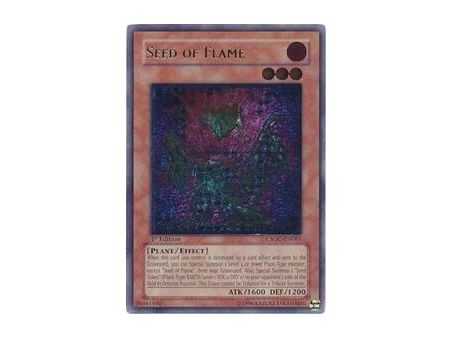 Seed of Flame (Ultimate Rare) – Crossroad of Chaos | Carta YUGIOH en México