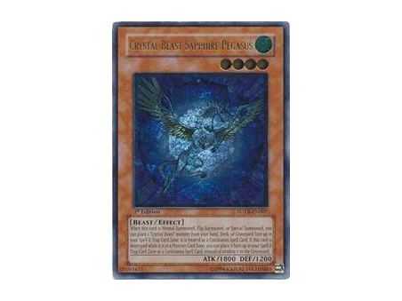 Crystal Beast Sapphire Pegasus (Ultimate Rare) – Force of the Breaker | Carta YUGIOH en México