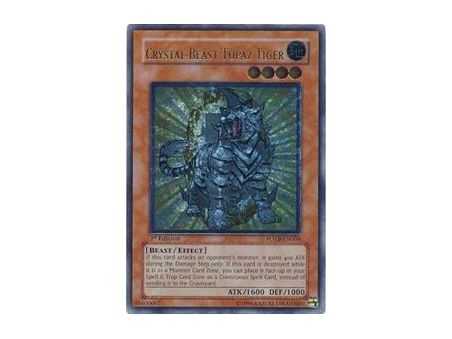 Crystal Beast Topaz Tiger (Ultimate Rare) – Force of the Breaker | Carta YUGIOH en México