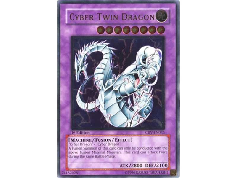 Cyber Twin Dragon (Ultimate Rare) – Cybernetic Revolution | Carta YUGIOH en México
