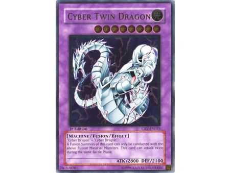 Cyber Twin Dragon (Ultimate Rare) – Cybernetic Revolution | Carta YUGIOH en México