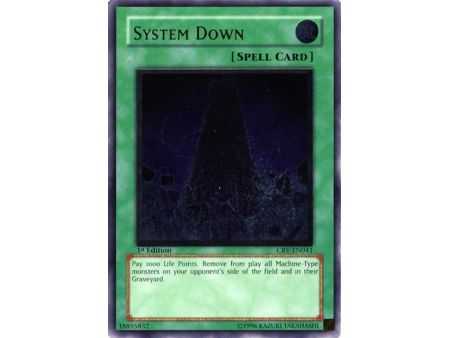 System Down (Ultimate Rare) – Cybernetic Revolution | Carta YUGIOH en México