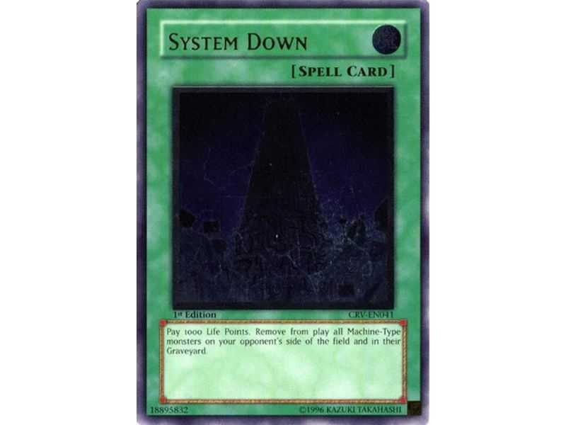 System Down (Ultimate Rare) – Cybernetic Revolution | Carta YUGIOH en México