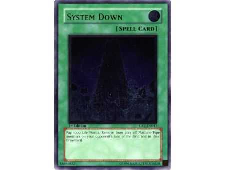 System Down (Ultimate Rare) – Cybernetic Revolution | Carta YUGIOH en México