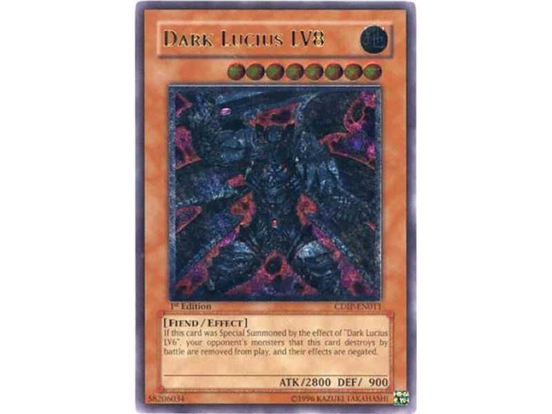 Dark Lucius LV8 (Ultimate Rare) – Cyberdark Impact | Carta YUGIOH en México