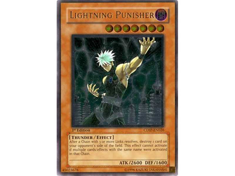 Lightning Punisher (Ultimate Rare) – Cyberdark Impact | Carta YUGIOH en México