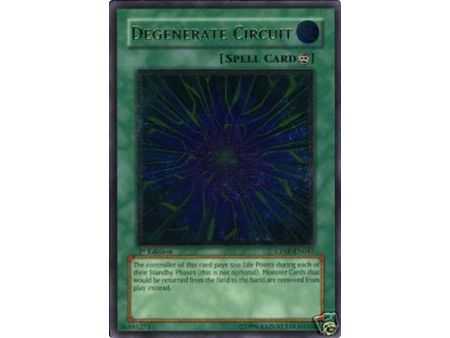 Degenerate Circuit (Ultimate Rare) – Cyberdark Impact | Carta YUGIOH en México