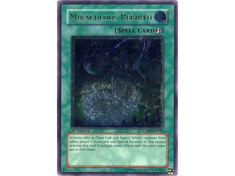 Miraculous Rebirth (Ultimate Rare) – Cyberdark Impact | Carta YUGIOH en México