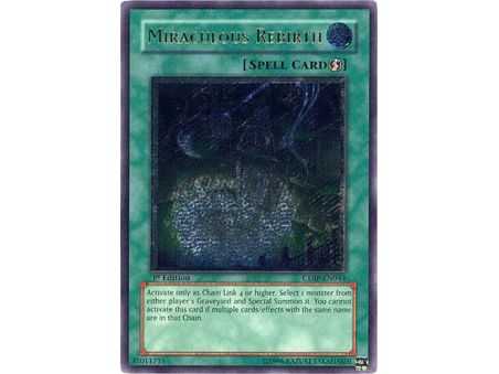 Miraculous Rebirth (Ultimate Rare) – Cyberdark Impact | Carta YUGIOH en México