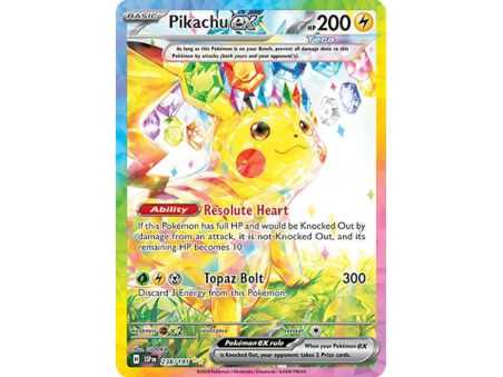Pikachu ex (Special Illustration Rare) – SV8 Surging Sparks | Carta POKEMON en México
