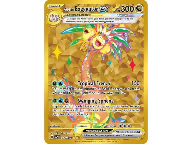 Alolan Exeggutor ex (Hyper Rare) – SV8 Surging Sparks | Carta POKEMON en México