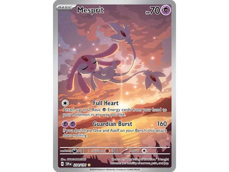 Mesprit (Illustration Rare) – SV8 Surging Sparks | Carta POKEMON en México