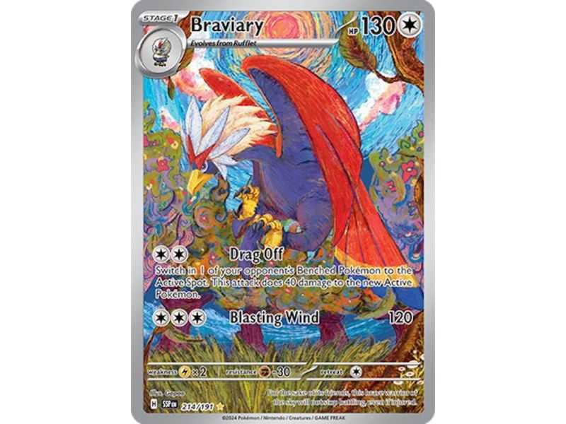 Braviary (Illustration Rare) – SV8 Surging Sparks | Carta POKEMON en México