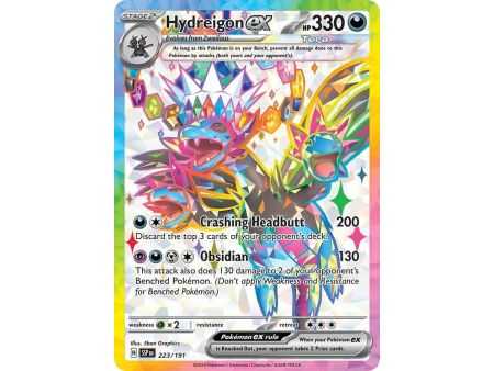 Hydreigon ex (Full Art) – SV8 Surging Sparks | Carta POKEMON en México