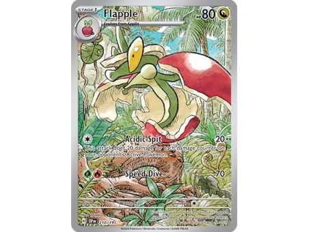 Flapple (Illustration Rare) – SV8 Surging Sparks | Carta POKEMON en México