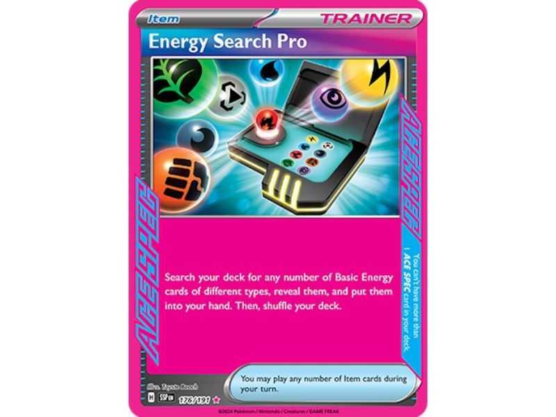 Energy Search Pro (ACE SPEC Rare) – SV8 Surging Sparks | Carta POKEMON en México