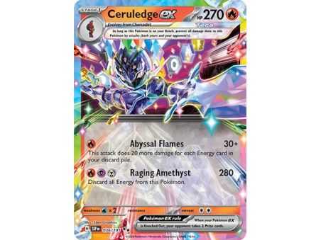 Ceruledge ex (Double Rare) – SV8 Surging Sparks | Carta POKEMON en México