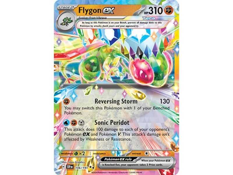 Flygon ex (Double Rare) – SV8 Surging Sparks | Carta POKEMON en México