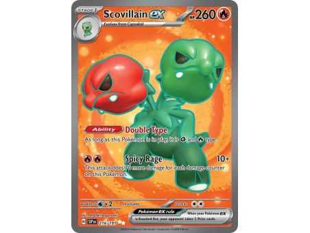 Scovillain ex (Full Art) – SV8 Surging Sparks | Carta POKEMON en México