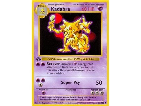 Kadabra (Uncommon)