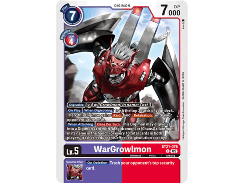WarGrowlmon (Uncommon)